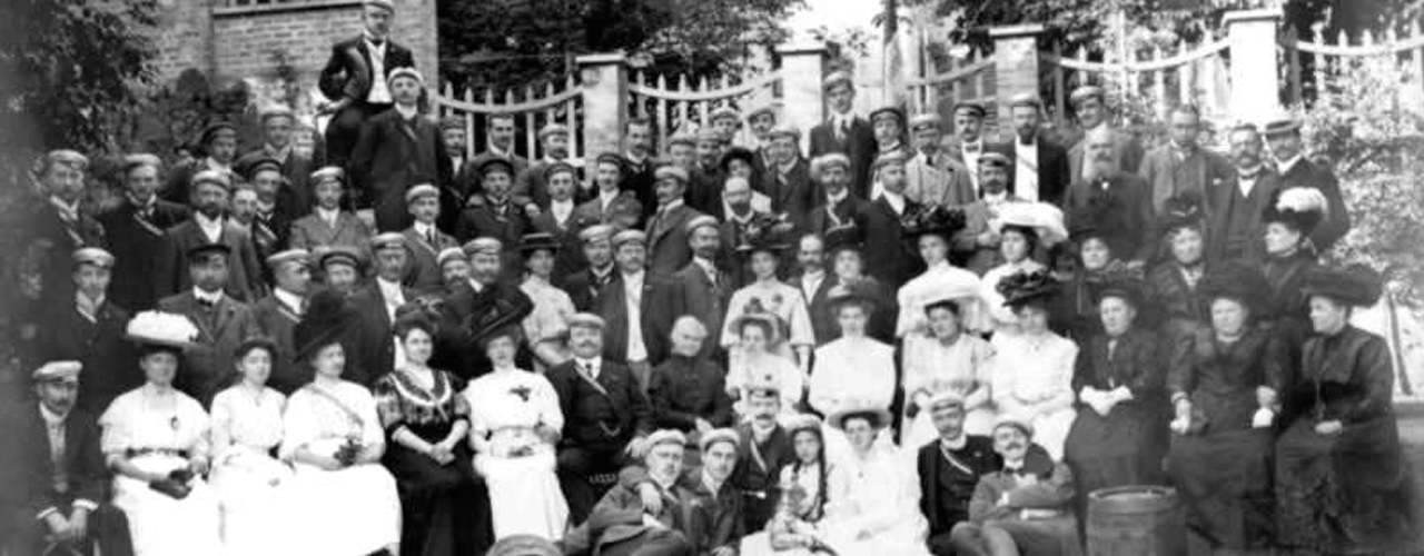 Die Hausweihe 1908 der Studentenverbindung